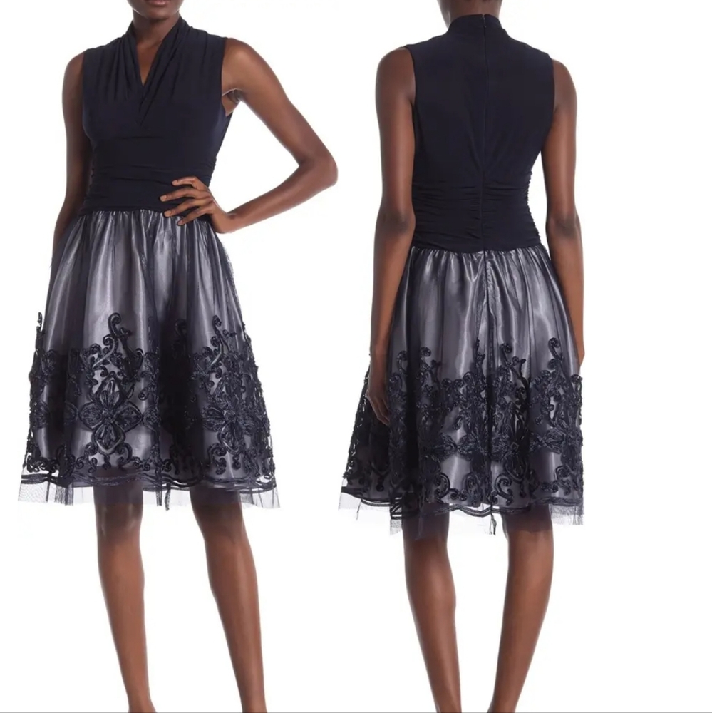 Sleeveless Bordered Dress SL Fashions